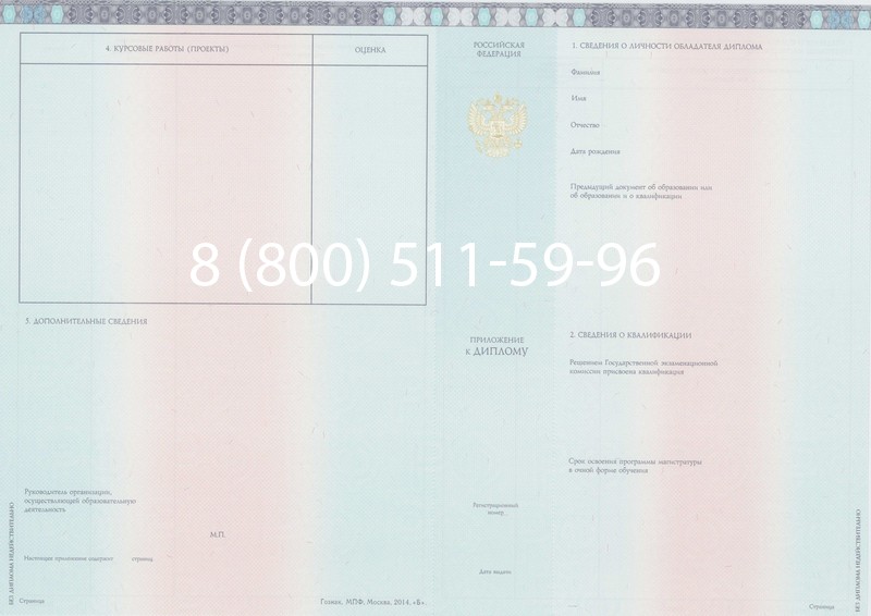 Заказать Диплом магистра 2014-2024 года в Иркутске